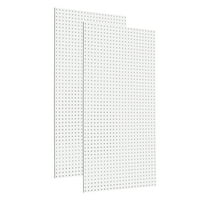 Triton Products TPB-2W Pegboards, White, 48 in. H, 24 in. W, PK2 G3719381
