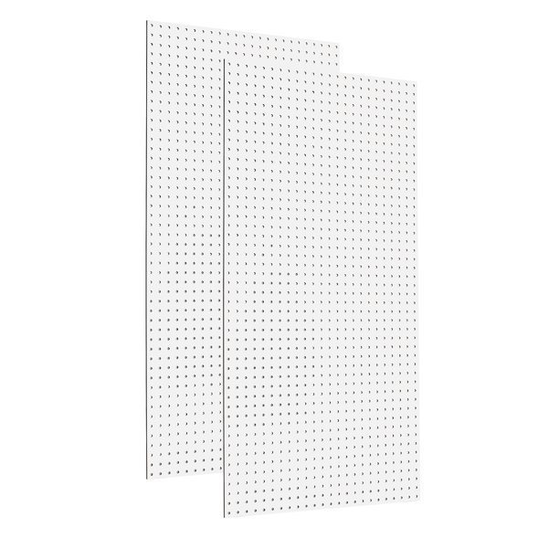 Triton Products TPB-2W Pegboards, White, 48 in. H, 24 in. W, PK2 ...