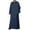 Navy, variant on Lisingtool Tops Men's Casual Solid Hooded Robe Long Sleeve Button Pocket Jubba Thobe Long Sleeve Shirts for Men Black