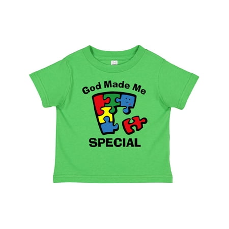 

Inktastic Autism God Made Me Special Gift Toddler Boy or Toddler Girl T-Shirt