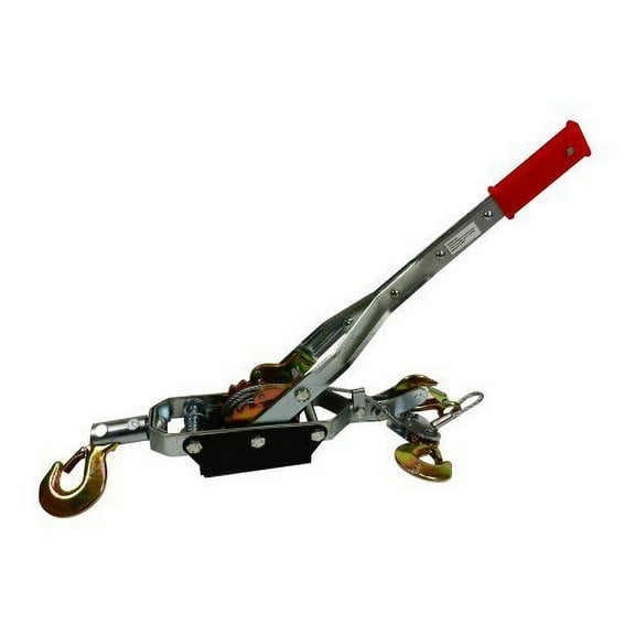 4 Ton Hand Puller Heavy Duty Hoist Winch Cable 3 Hooks Stretcher Lift