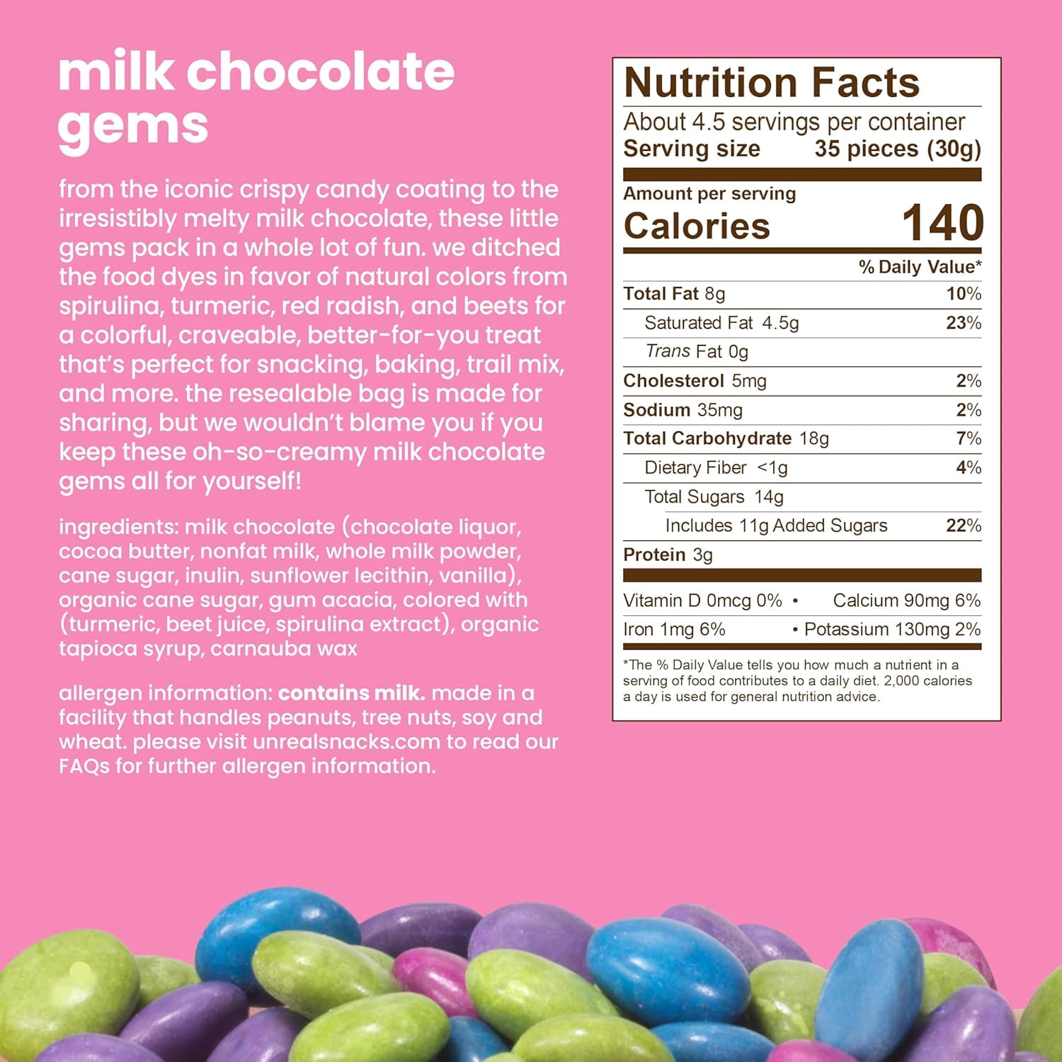 UNREAL Chocolate 6-Bag Variety Pack – Less Sugar, Non-GMO, Mixed Flavor