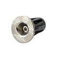 thumbnail image 4 of 1 Pair Handlebar Caps Component Sturdy Aluminum Simple Alloy Cycling Fitting Handle Plug Parts Bike Part Replacement for Replace Silver, 4 of 7