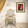 thumbnail image 3 of Langton, Bruce 26x32 Gold Ornate Wood Framed with Double Matting Museum Art Print Titled - Red Wine Tasting, 3 of 4