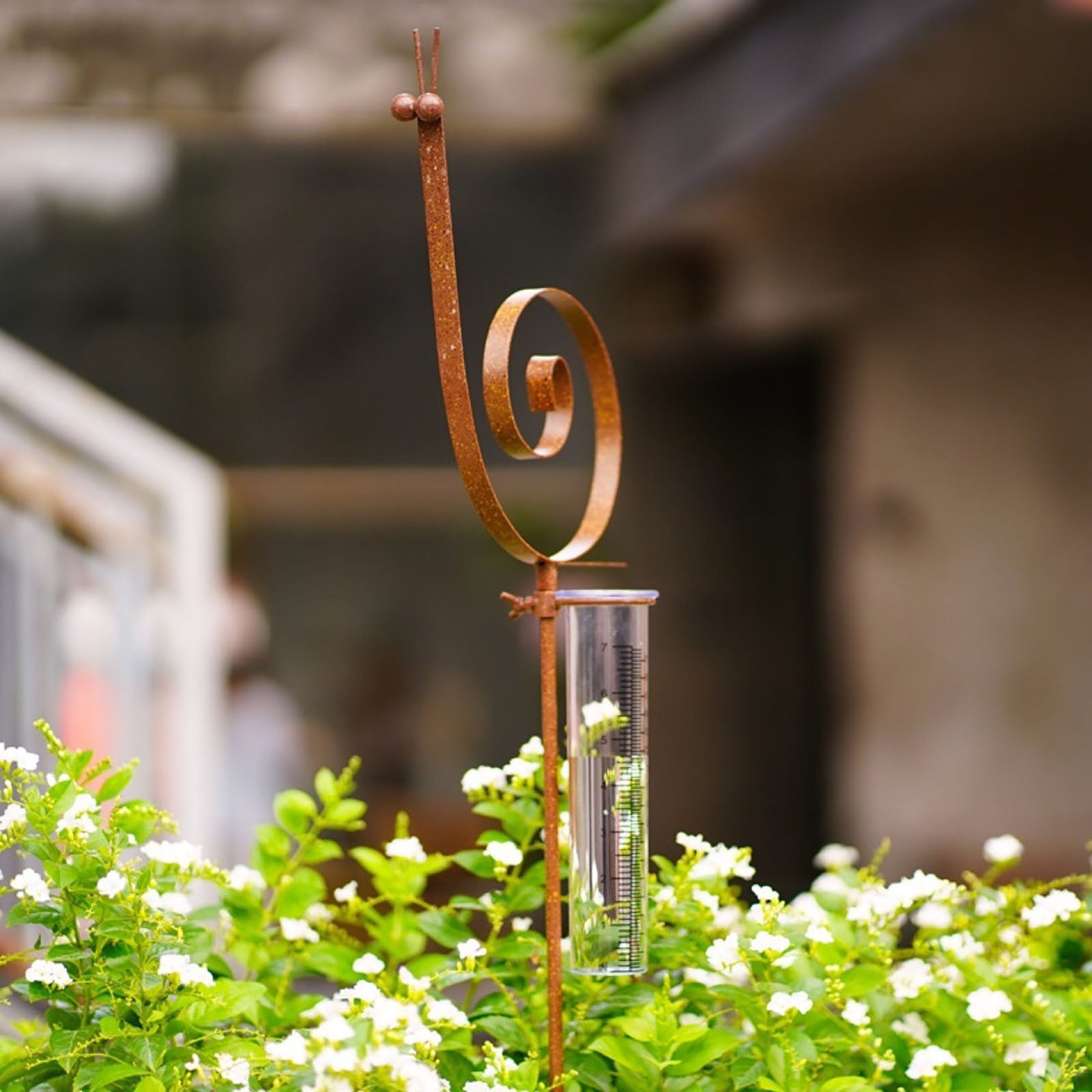 Clearance Measuring Tools under $10,Metal Rain Gauge – A Fun New Choice For Outdoor Garden Decor