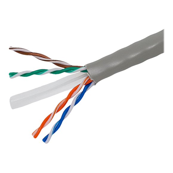 Monoprice - Bulk cable - 1000 ft - UTP - CAT 6 - riser, stranded - gray
