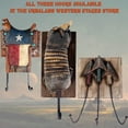 thumbnail image 6 of Urbalabs Western Wood Metal Resin and Rustic Wall Hooks Horse Saddle Three Arrow and Armadillo or Key Holder Wall Hook Mounted Decorative for Hats, Coats, Towels, Mudroom, Rustic Western Decor, 6 of 6