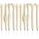 thumbnail image 1 of Novelty Bone Shape Ballpoint Pens Finger Skull Bone Pen For Nurse Doctor Stationery, 1 of 5