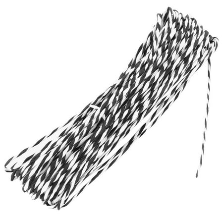 - Family Paper Handcraft Gift Decor Wrap Ribbon Rope Cord String Black 10.9 Yard