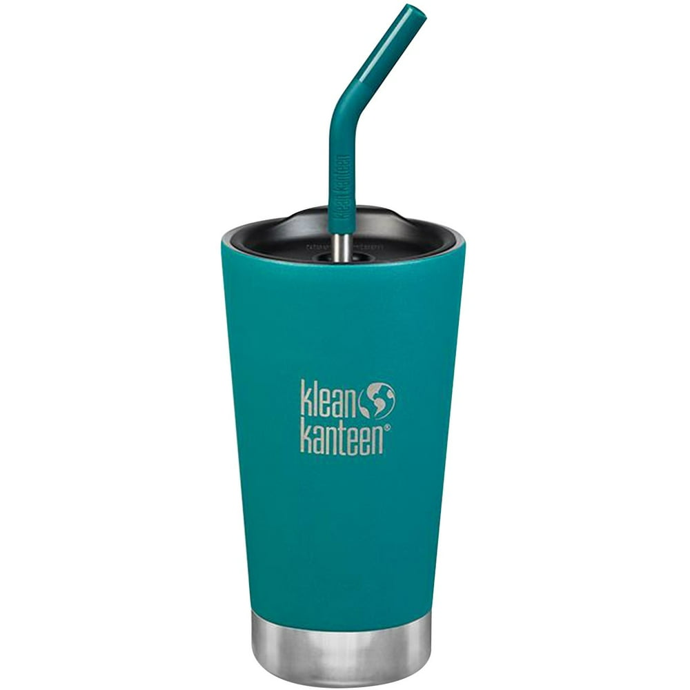 Klean Kanteen 16 oz. Insulated Stainless Steel Tumbler with Straw Lid