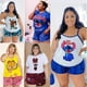 thumbnail image 2 of Baby Doll Pijamas TALLAS GRANDES Blusa Pantalones cortos Personajes Deng Xun unisex, 2 of 2