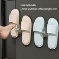 thumbnail image 5 of VOAVEKE Shoe Organizer, Shoe Rack, Bathroom Slipper Rack Without Punching Holes Shoe Drainage Behind The Door High Value Toilet Storage Toilet Storage Hook, 5 of 5