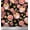 Black, variant on Soimoi Cotton Duck Fabric Skull & Begonia Floral Fabric Prints by Yard 42 Inch Wide