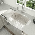 thumbnail image 3 of CoSoTower 30 Inch Farmhouse Kitchen Sink - 30”X21”X10” Stainless Steel Apron Front Farmhouse Sink 10 Inch Deep 16 Gauge Single Bowl Kitchen Sink Basin, 3 of 7