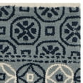 thumbnail image 2 of SAFAVIEH Bella Aria Geometric Wool Area Rug, Ivory/Blue, 4' x 6', 2 of 4