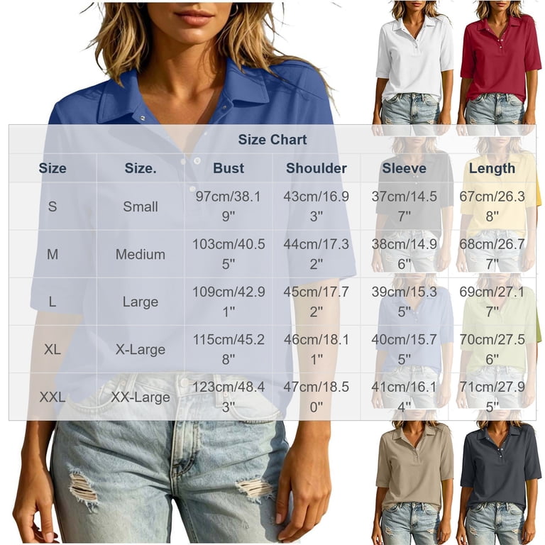 Women 5 1/2 HALF Sleeve Shirt