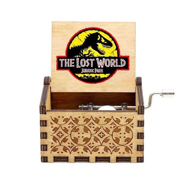 Caja de música Lost World Jurassices Parkes Wood con tema de anime