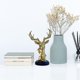 thumbnail image 4 of Deer Figurine For Wealth Attraction Office Desk Resin, 4 of 5