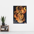 thumbnail image 2 of Singer Dancer Ada Thompson Flames Fire Advert Extra Large Art Print Wall Mural Poster Premium XL, 2 of 3