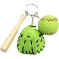 thumbnail image 1 of Yazoeia Key Chain 2 Pieces Cartoon Mini Baseball Keychain Backpack Handbag Key Chain CJC912-199990, 1 of 2