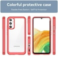 thumbnail image 2 of SaniMore Samsung Galaxy A14 5G Case (6.6 inch 2023 Release), Soft Shockproof TPU Bumper Crystal-clear PC Back No-yellowing Anti-drop Ultra-slim Lightweight Rugged Cover 1For Galaxy A14 5G, Red, 2 of 7