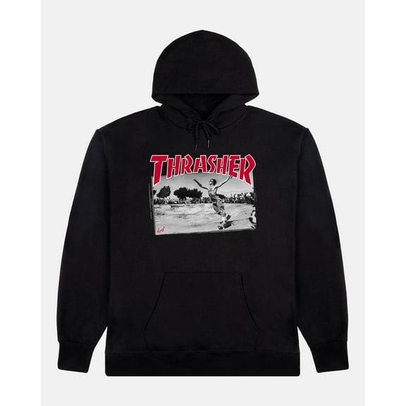 Thrasher Jake Dish Hoodie Sweatshirt Extra Large Black