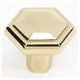 thumbnail image 2 of Nicole Novelty Knob, Polished Brass, 1.25" H x 1.5" W x 0.5" D, 2 of 2