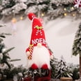 thumbnail image 2 of PIX-LINK Adornos de decoración navideña LED de 34cm, letras NOEL HOHOHO, barba blanca, Santa Caus, muñecos de tela, regalos para niños, Feliz Año Nuevo PIX-LINK adornos y suministros navideños, 2 of 2