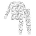thumbnail image 1 of Weaiximiungnoël Enfants Col Rond Manches Longues Haut Pantalon Pyjama DIY Peint à la Main Ensemble Vêtements de Maison 4-5 Ans, 1 of 5