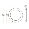 thumbnail image 3 of Uxcell O-Rings Nitrile Rubber 28mm Inner Diameter 36mm OD 4mm Width Round Seal Gaskets 5Pcs, 3 of 3