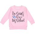 thumbnail image 2 of Inktastic Heart New Big Sister Toddler Sweatshirt, 2 of 4