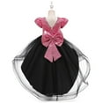 thumbnail image 2 of Aayomet Baby Girl Clothes Kids Children Toddler Baby Girls Spring Summer Tulle Sequins Glitter Dress For Performance Children,Pink 13-14 Years, 2 of 4