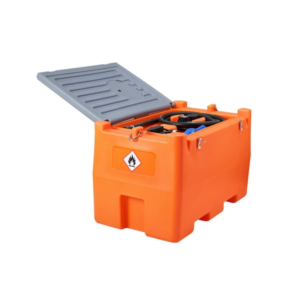 VEVOR 12V DEF Transfer Pump Kit, 7 GPM, Diaphragm Irrigation Self Priming Electric Water Pump,with 48 Gallon Tank, Automatic Nozzle,9.84 ft Hose,26.25 ft Lift, for Diesel Exhaust Fluid Urea Liquid