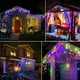 thumbnail image 5 of Luces navideñas Nielfoi, 33 pies y 400 LED, carámbano, colores para exteriores, 5 of 9