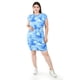 thumbnail image 5 of Vestido Tie Dye con cinto Roman Fashion /Tallas Extras, 4238 (Azul claro) azul 40, 5 of 6