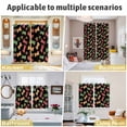 thumbnail image 5 of Merry Christmas Kitchen Curtains Window Panels, Abstract Pets Footprints Bones Red Green Insulated Window Treatment Curtain, Grommet Curtains for Bedroom/Living Room/Bathroom, 2 Piece 27.5"Wx39"L, 5 of 8