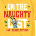 thumbnail image 3 of SpongeBob SquarePants - Plankton Naughty List Christmas - Men's Short Sleeve Graphic T-Shirt, 3 of 6