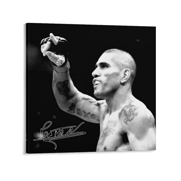 Alex Pereira Retro Signed Poster Art Canvas Art Poster and Wall Art Picture Print Modern Family bedroom Decor Posters 12x12inch(30x30cm)