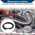 thumbnail image 2 of Unique Bargains 1pc Automotive AN6 Fuel Line Hose Black 3.28ft 9mm(ID) 14mm(OD), 2 of 7