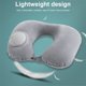 thumbnail image 4 of Bearachild Almohada inflable en forma de U portátil para viaje en coche, cuello de avión, soporte de 360 grados, cojín para Juegos de cama, 4 of 6