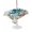 Turquoise Oatmeal, variant on Outdoor Table Cloth with Umbrella Hole and Zipper, Coastal Octopus Waterproof Rectangle Tablecloth 54"x80", Nautical Botanical Starfish Washable Table Cover for Outside Party Patio Picnic