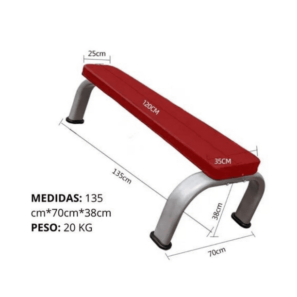 Banco Gym Coppel Banco Plano Gimnasio Medidas Banco Plano Olimpico