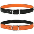 thumbnail image 2 of Falari Reversible Buckle Fashion Genuine Leather Belt For Women Youth Kids Girl and Boy, 2 of 6