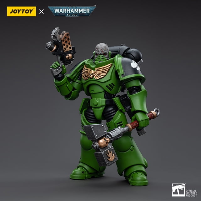 Figura de acción de Pomertoy, preorden, Warhammer 40K, salamandras, Interquart, sargento Tsek'gan, sargento Krajax, hermano Xavak, modelo de juguete