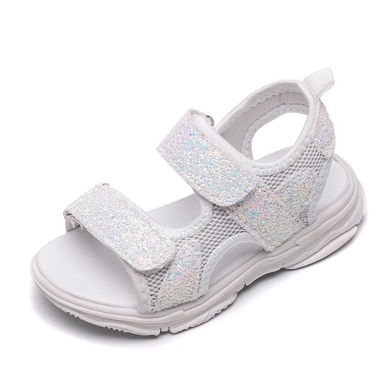 Child Baby Girls Boys Girls Kids Mesh Bling Sequins Sport Sneakers Sandals Shoes 