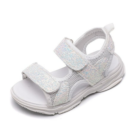 

Baby shoes Children Baby Girls Boys Girls Mesh Bling Sequins Sport Sandals Shoes Fragarn