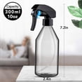 thumbnail image 4 of Cleaning Solution Bottle 10 Oz Reusable Empty Container With Trigger Sprayer Clear, 4 of 4