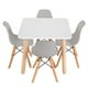 thumbnail image 1 of Mesa Infantil Melamina Cuadrada - Cuatro Sillas Eames Infantiles (Gris), 1 of 3