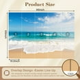 thumbnail image 3 of Wallpaper Sea Beach Nature Landscape Sky Sun Ocean Waves Sandy Beach Peel and Stick Wall Murals 69"H x 96"W Removable PVC Wall Paper Self-Adhesive Wall Decor for Bedroom Living Room, 3 of 7