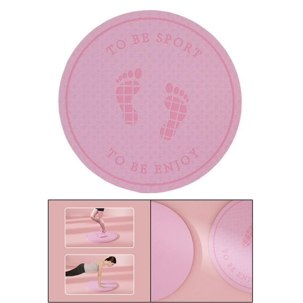 Colchoneta de ejercicios Shamjiam Cojín de yoga 6 grosor 23 pulgadas antidesgarro Rosa
